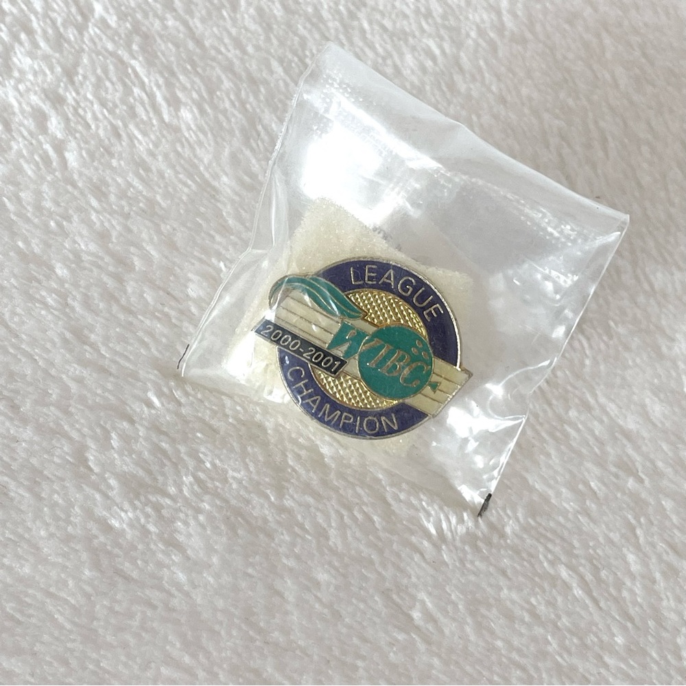 Vintage Y2K WIBC Bowling League Champion Pin
